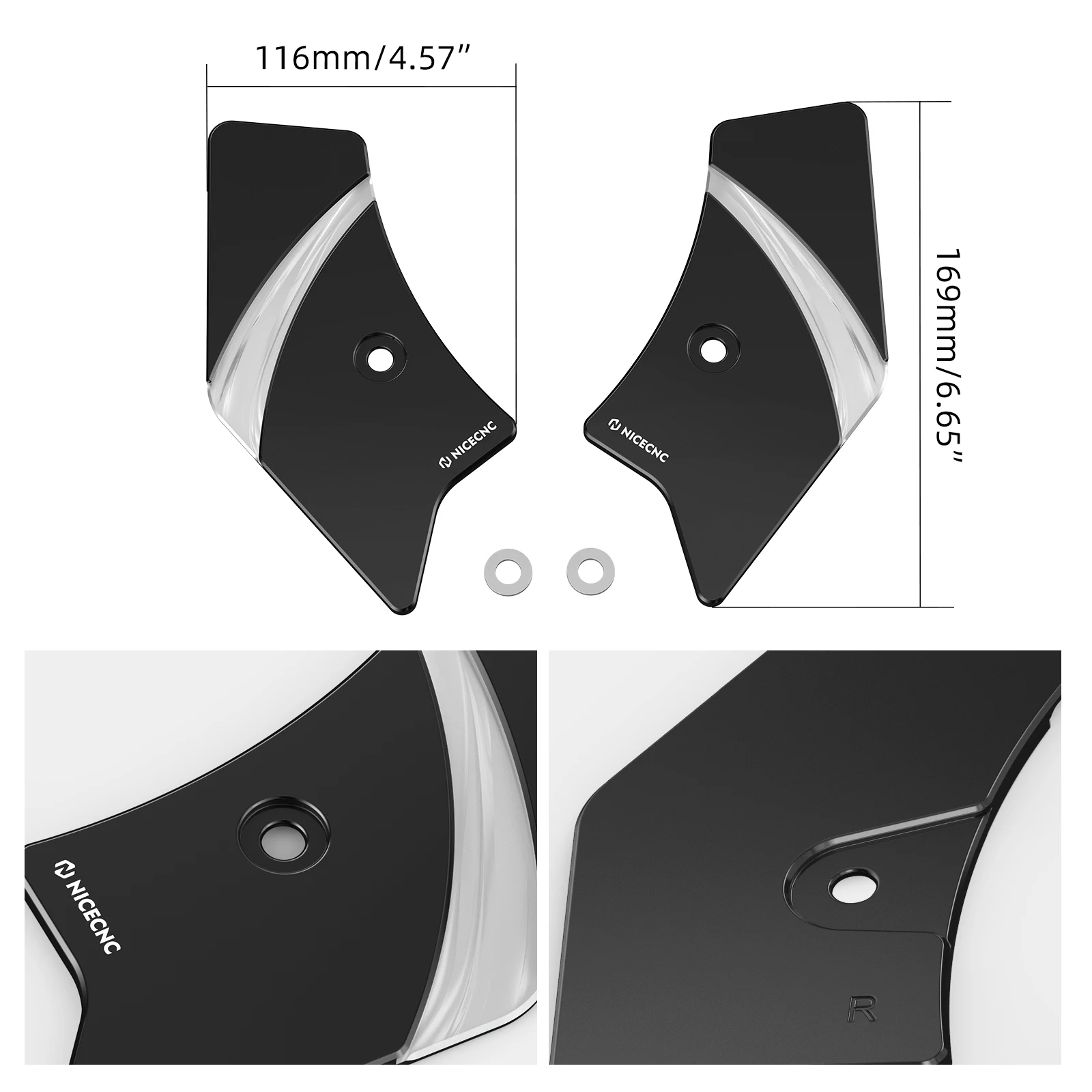 Für Harley Street Glide Road Glide Spezielle Rahmen Lenkung Hals Abdeckungen Schutz Für Harley Road King Electra Glide Ultra Limited – Detail 2