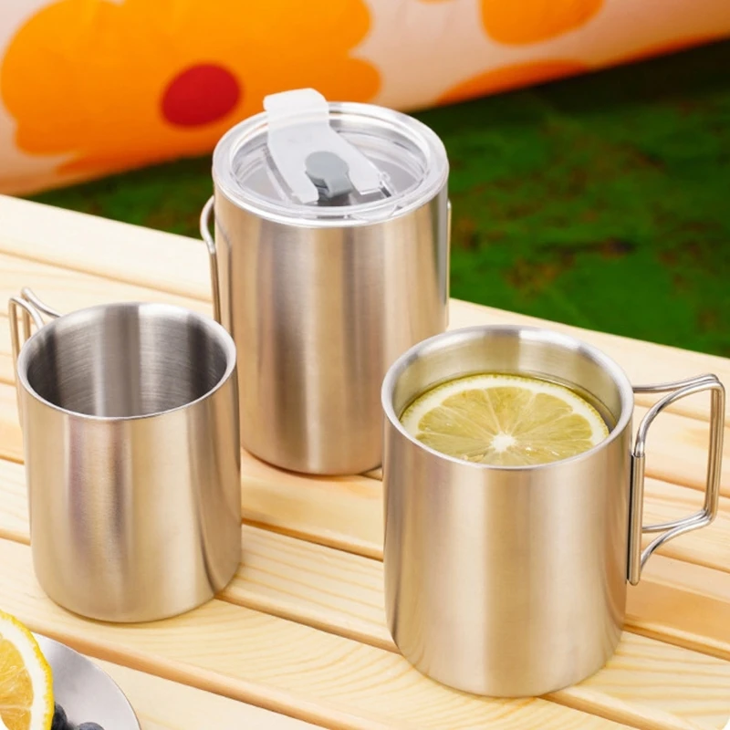 

Drinking Water Cup Outdoor Kitchen Equipment Travel Cookware Tourist Drink Mug