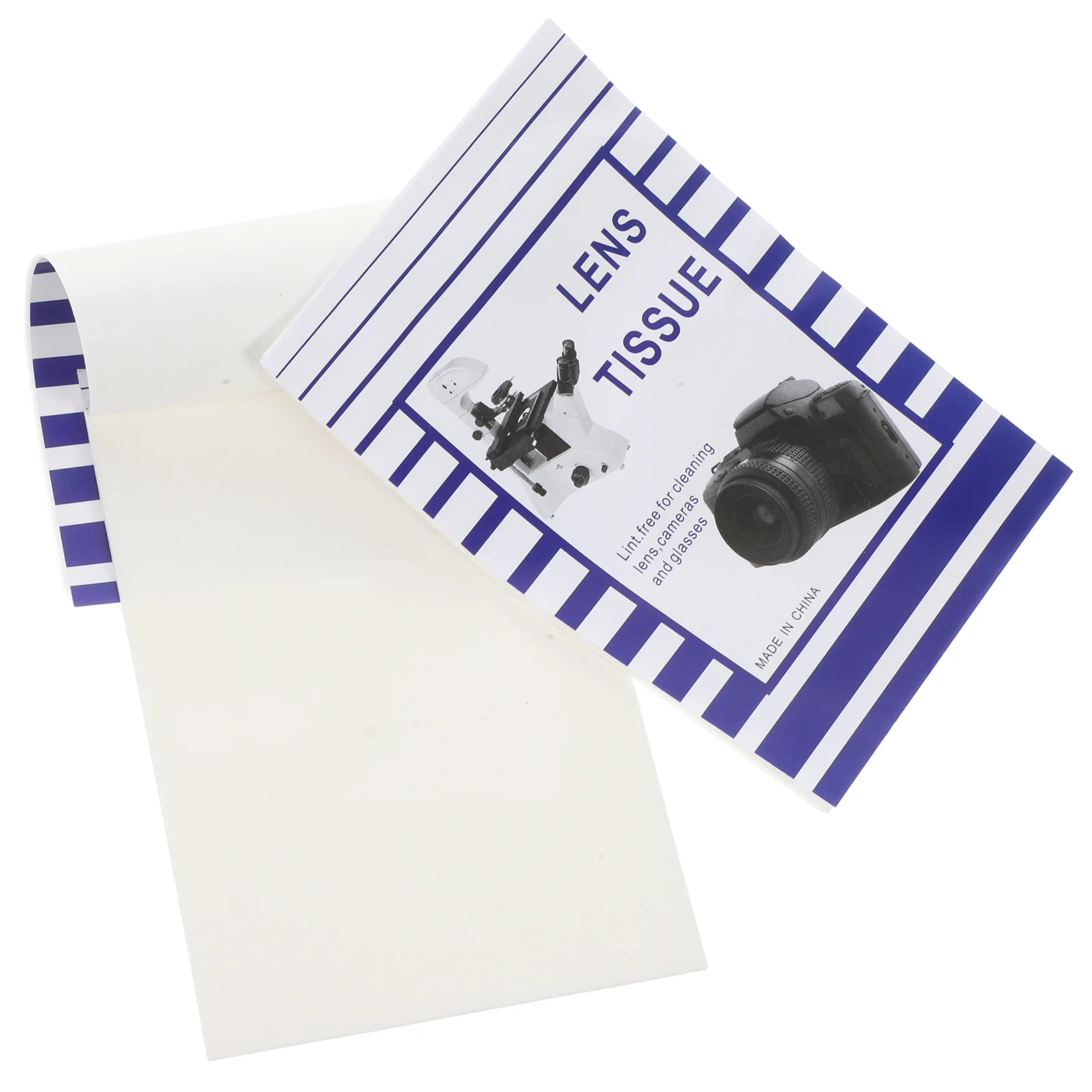 

Dust-free Wipes Microscope Camera Lens Cleaning Paper Camera Wipe Microscope Eyeglasses Kit Cleaner tissue(White)