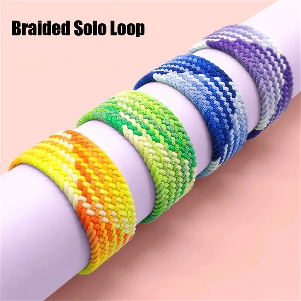 Braided Solo Loop Strap for Apple Watch - Elegant and Comfortable Wristband Bracelet