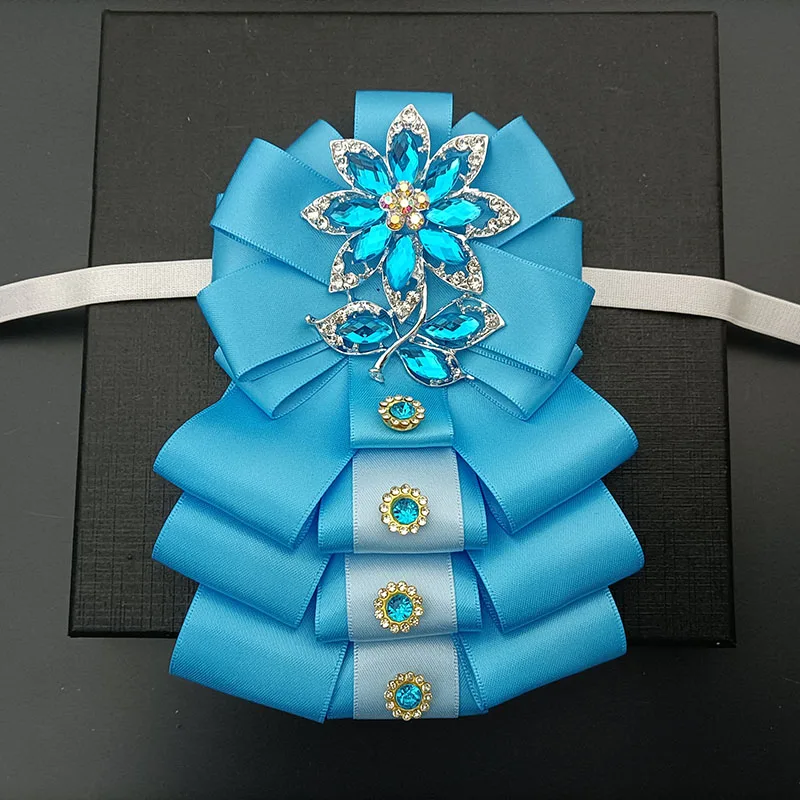 Original handgemachte Fliegen High-End-Schmuck Geschenke Französisch Koreanisch Herren Business Anzug Hemd Zubehör Hochzeit Kragen Blumen – Detail 5