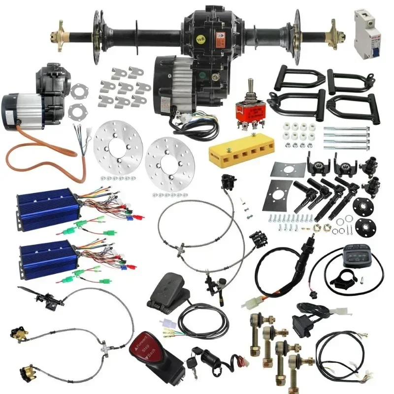 30" Rear Differential Motor Axle Drive Shaft speed controller brushless assembly kit Front Half Drive Swing Arm Suspenion Track