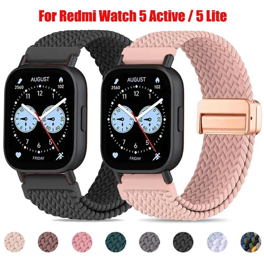 22mm Elastic Woven Nylon Quick Release Bracelet Wristband