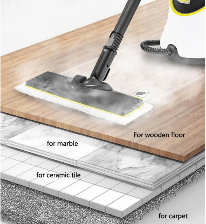 Description Picture 2 of itemNew Microfiber Steam Mop Heads Steam Mop Cloth For Karcher Easyfix SC2 SC3 SC4 SC5 Handheld Vacuum Cleaner Parts Accessories
