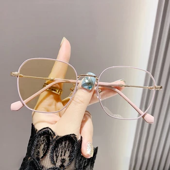 Inteligentne okulary światłoczułe z blokowaniem niebieskiego światła – duża ramka, dla krótkowzrocznych