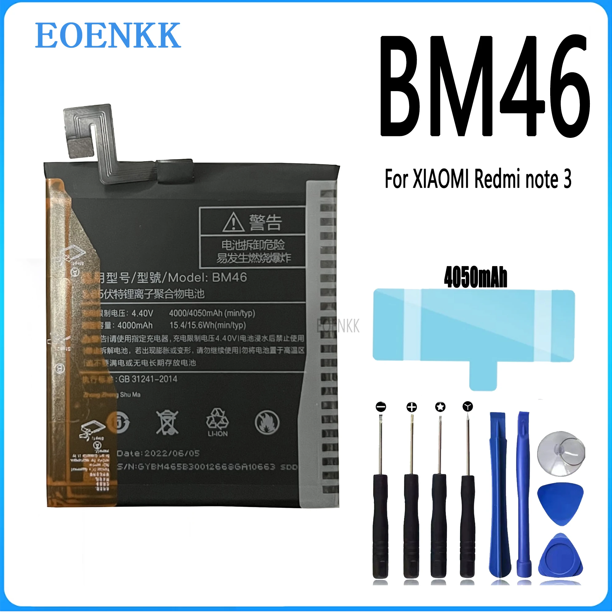 

BM46 Battery For Xiaomi Redmi Note 3 Redmi Note3 Pro Original Capacity Batteries Bateria