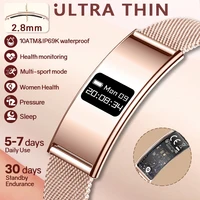 2026 New Ultra-thin Smart Watch Men Health Smart Bracelet Women Sports Fitness Waterproof Heart Rate Sleep Monitoring Wristbands
