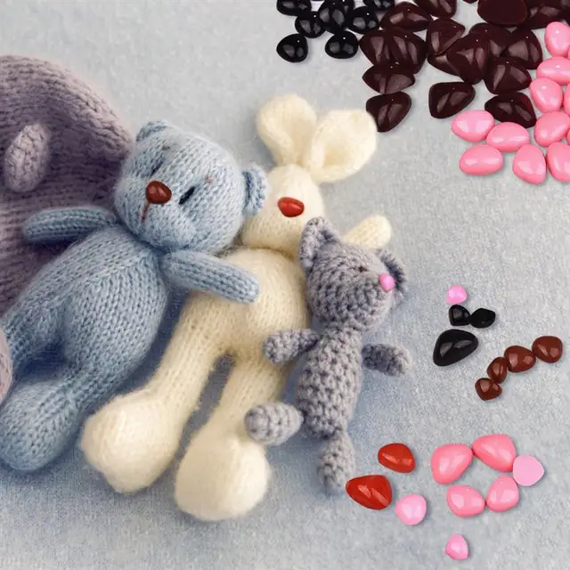 800 Pezzi Nasi Di Sicurezza Per Peluche - 4 Colori Per Amigurumi, Pupazzi E Animali Di Peluche - Foto 8