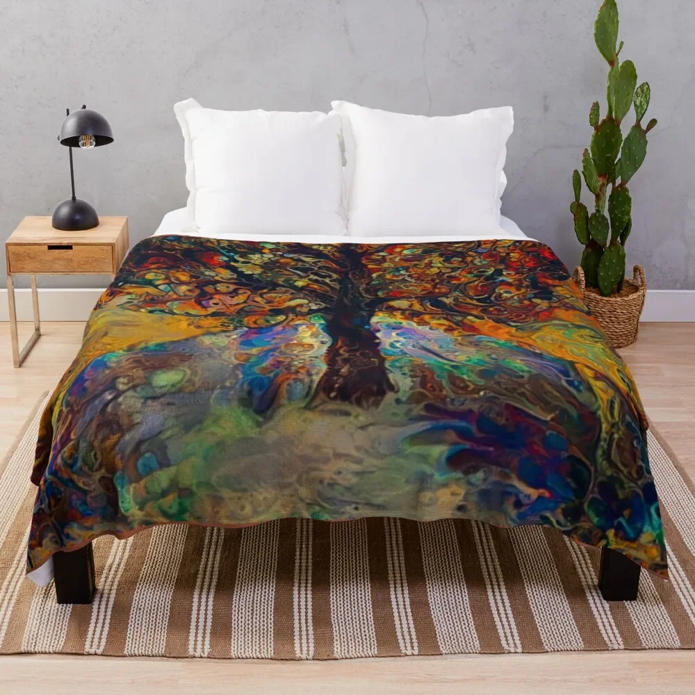 

Tree of life Throw Blanket Hairys cosplay anime for babies Blankets