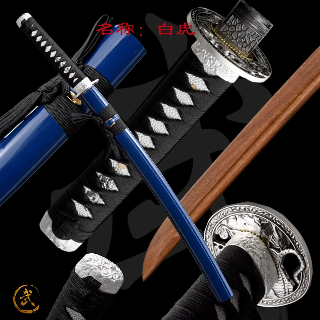 78cm Japanese Iaido Kendo Bushidou Katana Wakizashi Sword Quality Rosewood  Blade Exercise Training Cosplay Props Unsharp - AliExpress, image size:1080x1080