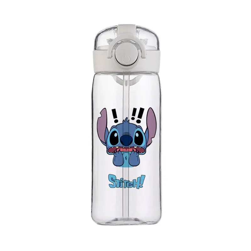 400ML Disney Stitch Sports Water Bottle with Straw Anime Portable Water  Bottles Fitness Bike Cup Summer Outdoor Cold Water Jug - AliExpress