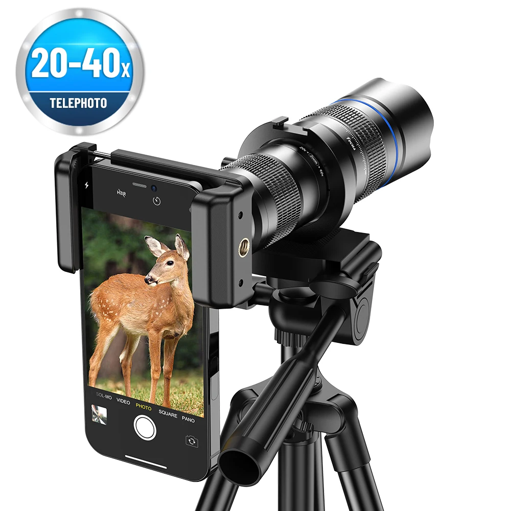 ズームレンズ Apexel HD 20-40倍 三脚付き スマホ用レンズ 望遠鏡 Amazon.co.jp: Apexel 20-40倍ズームレンズ HD望遠レンズ スマホ