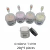 Acrylic Powder: 5 pieces 20g Colored powder Extension Carving Dipping Acrylic Nail Powder Set 1