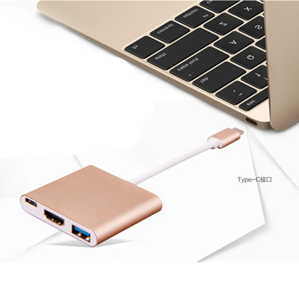 Type-c to HDMI expansion dock Switch, mobile phone, laptop, Mac projection screen, TV projector converter