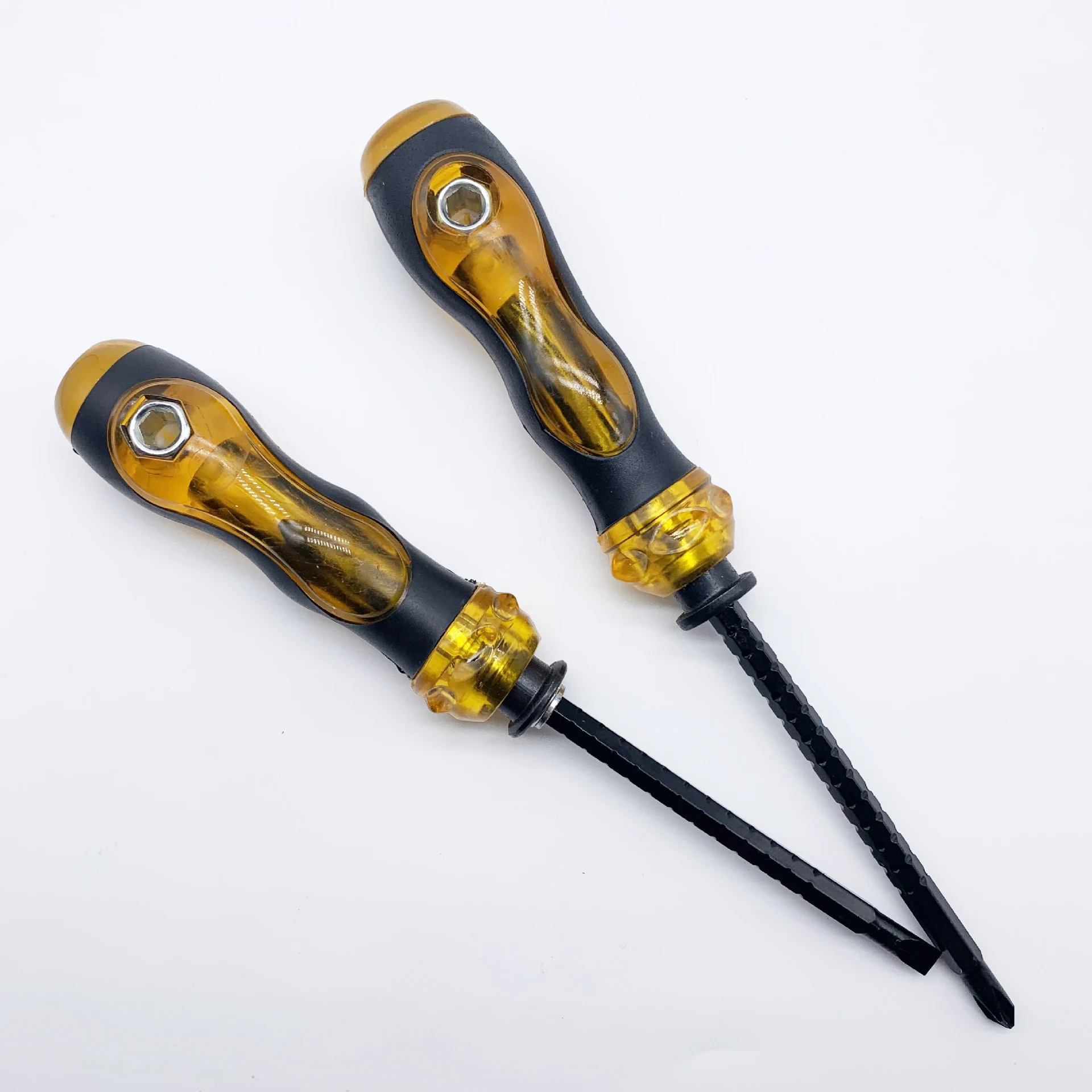 2-in-1-Ratschenschraubendreher-Set, kurzer Griff, Schlitz-Kreuzschraubendreher, Haushaltswerkzeug, multifunktional, magnetisch, teleskopisch – Detail 3