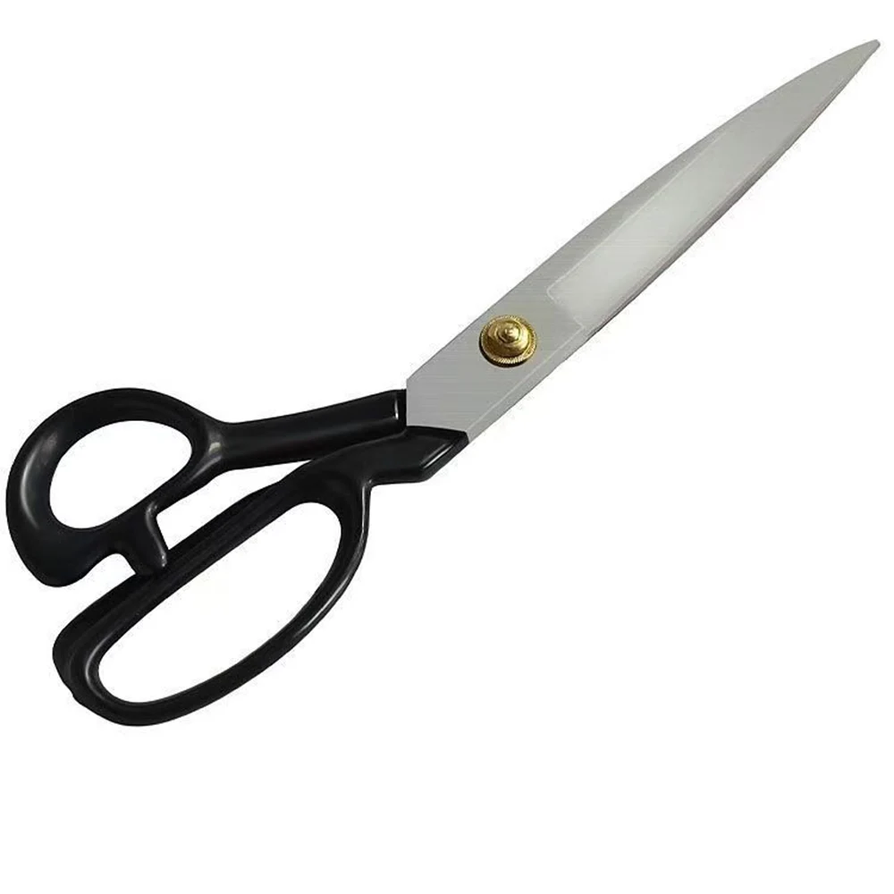 مقص خياط من الفولاذ المقاوم للصدأ مقاس 10 بوصة للنسيج أداة خياطة احترافية مقص ملابس متين