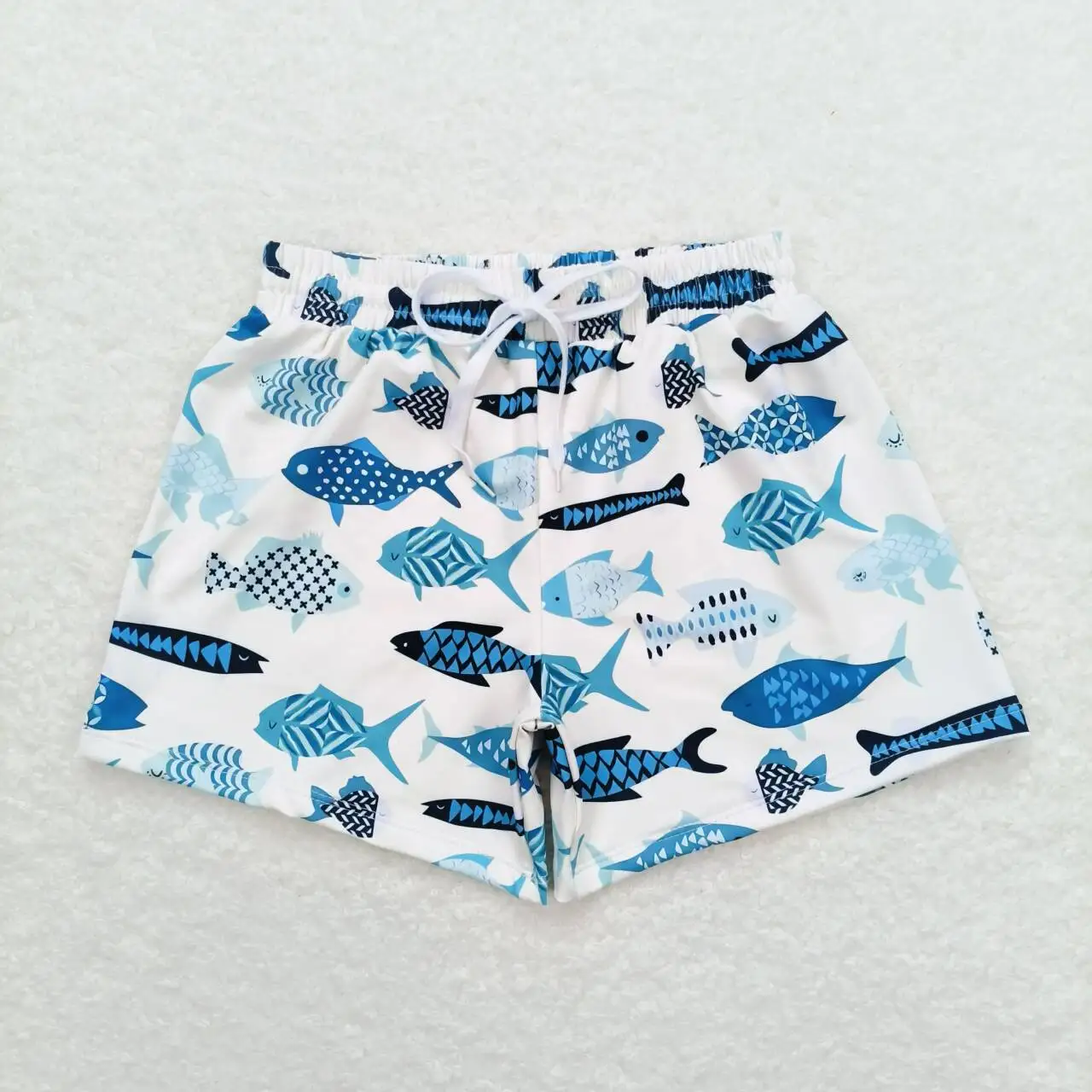 Wholesale Baby Boy Swimming Trunks Beachwear Children Toddler Fish Shorts Kid Swimsuit Children Summer Blue Swimwear Clothing 18