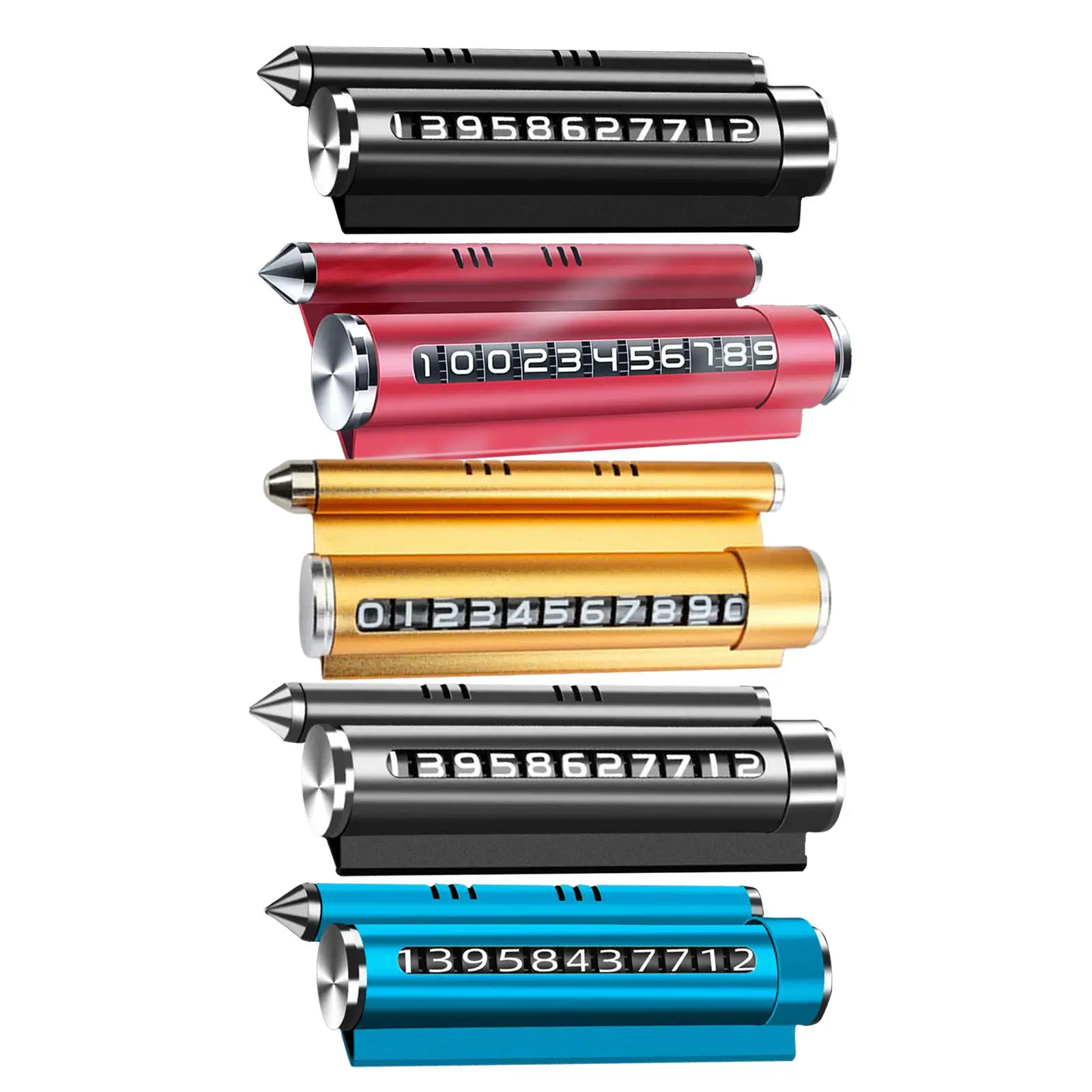 Автомобильная парковочная табличка с номером телефона молоток безопасности