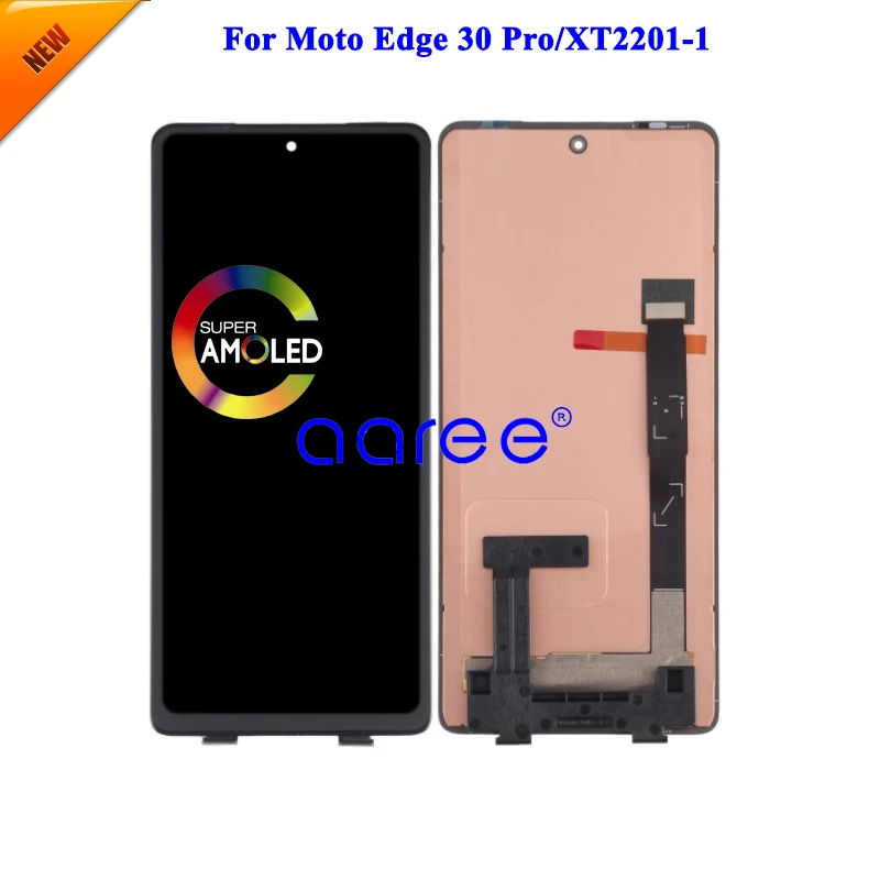 

AMOLED LCD Screen Original For Moto Edge 30 LCD Display For Moto Edge 30 pro XT2201 Display LCD Screen Touch Digitizer Assembly