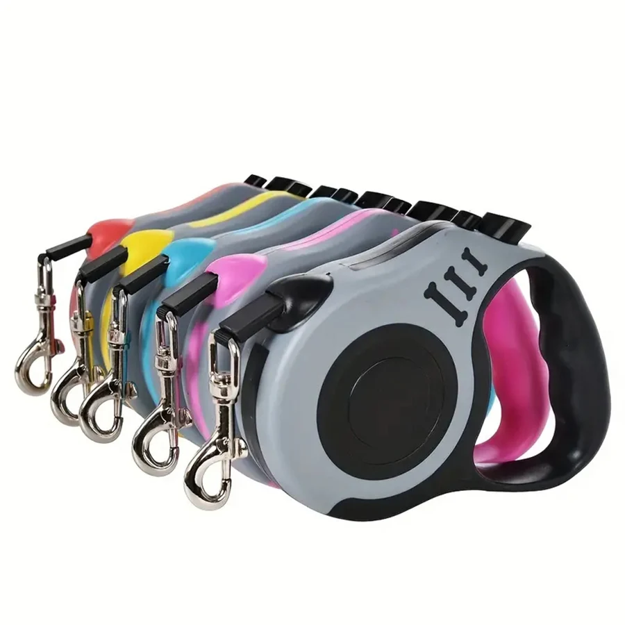 Pet Dog Automatic Retractable Traction Rope and Chain