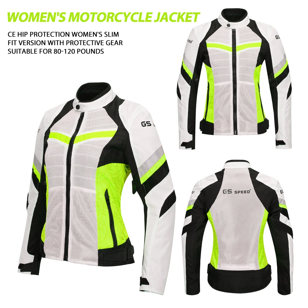 

Women's Motorcycle Jacket For 4 Season Motorcycle Jacket Breathable Moto Clothes Interior Detachable Casual Motorcycle Clothes