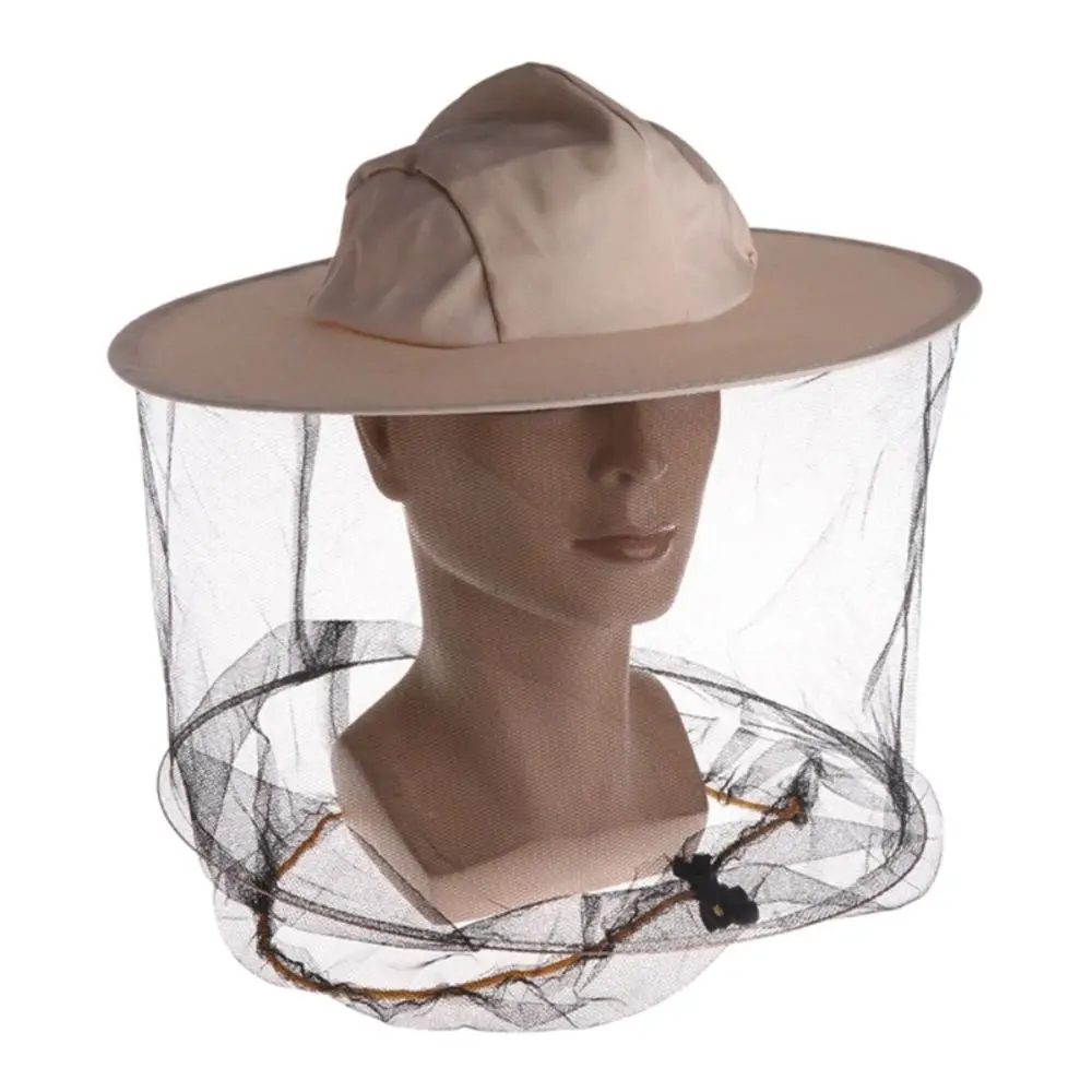 Mosquitoes Hat Net Face Head Protector Face Fly Netting Hoods from Bugs Anti-Mosquitoes Mesh Cap Insect Protections Hat