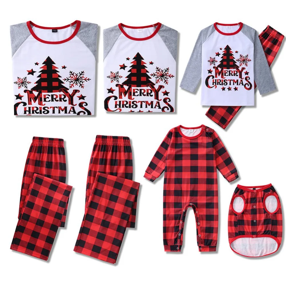 thumbnail image 1 of Conjuntos navideños familiares a juego, pijamas con estampado de alce, ropa de dormir con capucha, lindo mameluco para bebé, ropa de casa para padre, madre e hijos, 1 of 5