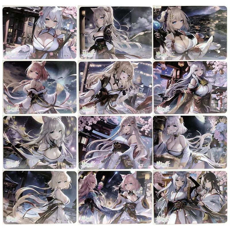 

Anime Goddess Story Rare Refractive Flashcards Beelzebul Lumine Keqing Toys for boys Collectible Cards Christmas Birthday Gifts