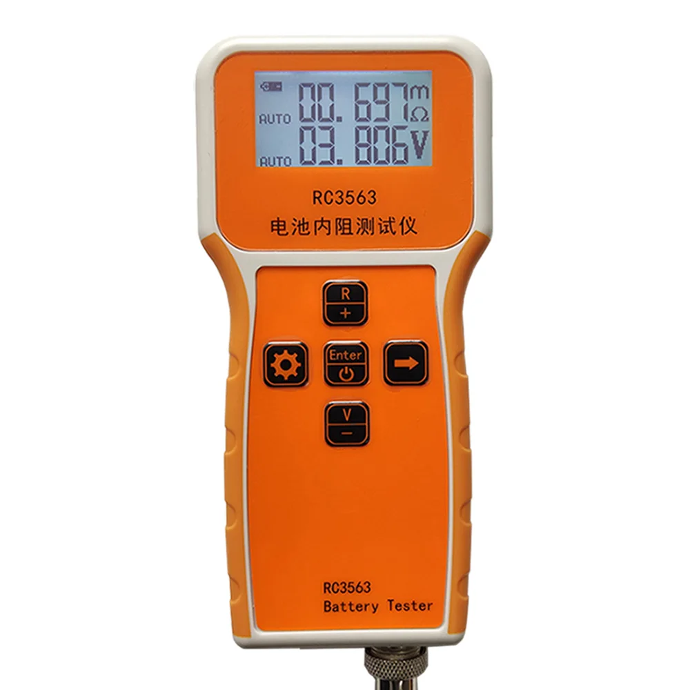RC3563 High-precision Battery Voltage Internal Resistance Tester 4-wire AC Lithium Lead Acid Lithium Car Battery Tester voltage tester,resistance tester