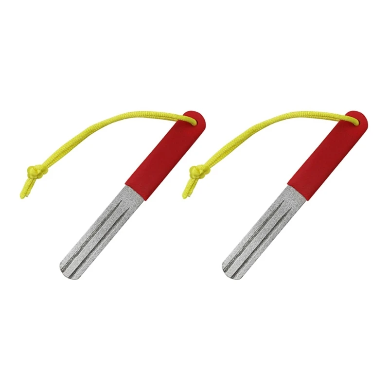 

точилка для рыболовных крючков, алмазный шлифовальный камень, портативный шлифовальный инструмент для крючков, двухсторонний для