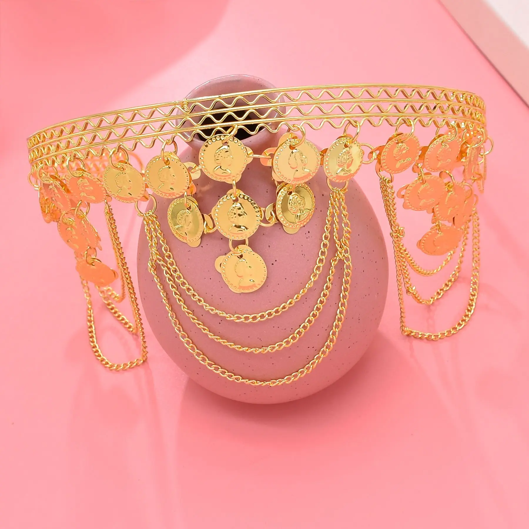 Coins Tassels Hairbands Belly Dance Performance Headwear Accessories for Women Gift jewelry set hair accessory hair headdress