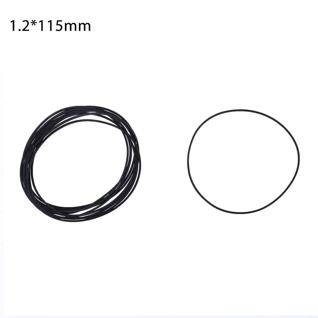 10 Stück Laufwerk Flachriemen Gummi DVD Kassetten rekorder Plattenspieler Riemen Riemen Kassette Ersatz quadrat 1,2mm Drops hip – Detail 25