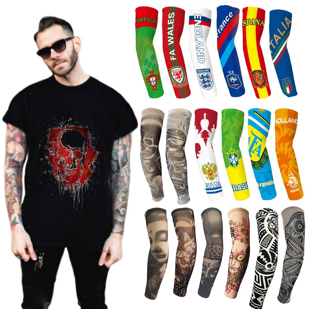 Mangas-de-brazo-de-seda-de-hielo-desechables-personalizadas-para ...