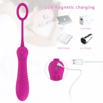 Thrusting Dildo Vibrator For Women Wireless Remote Control Vibrating Egg Clitoris G-Spot Stimulation Sex Toys Female Masturbator 4