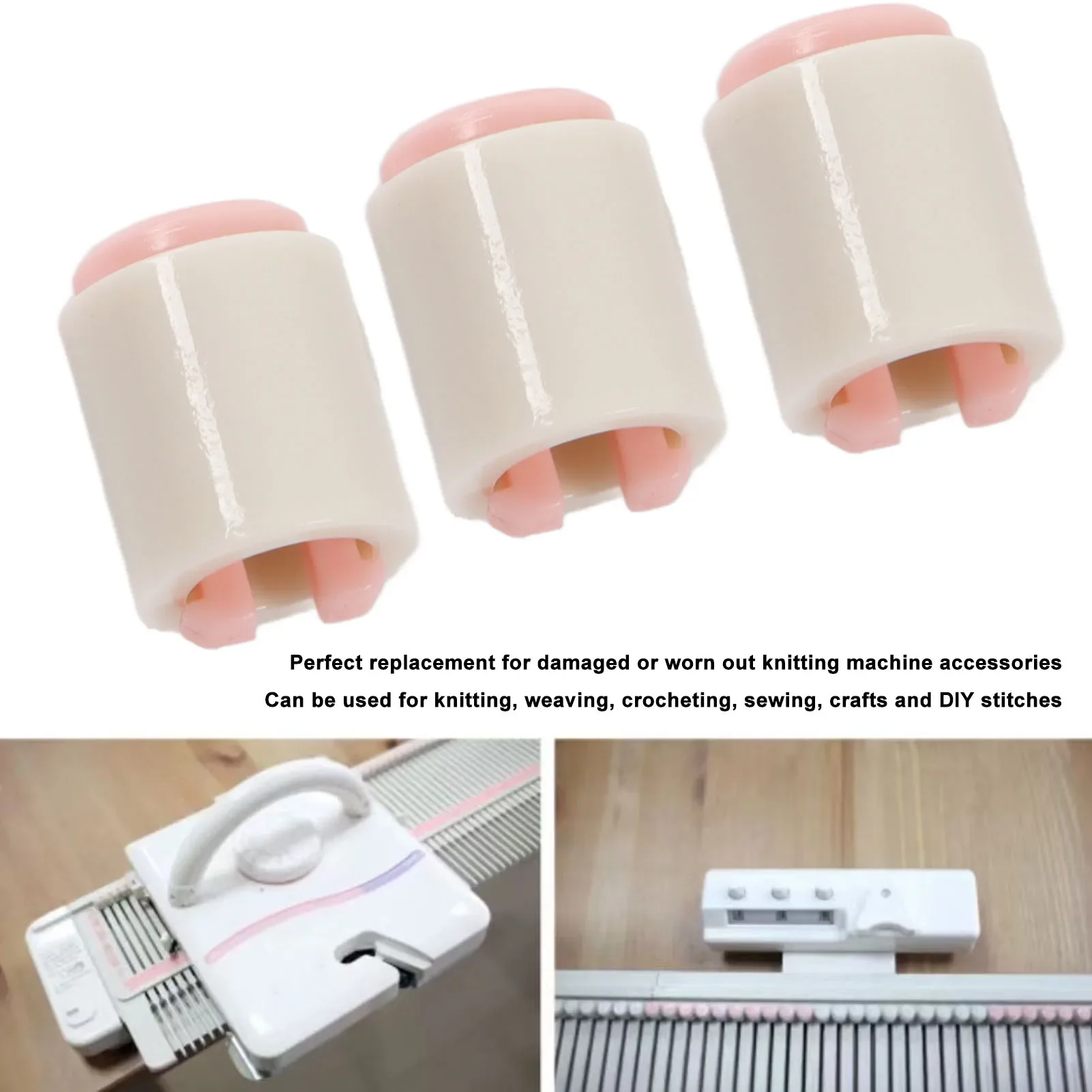 25개 뜨개질 바늘 스토퍼는 마찰을 줄여줍니다. LKS100 LK150 GK370용 플라스틱 뜨개질 바늘 엔드 캡
