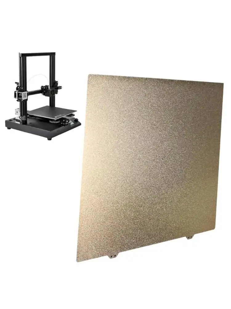 652f Flexibler magnetischer -Drucker -Wärme -Bett -Plattform 430x430 mm Doppelseite Pei Blatt