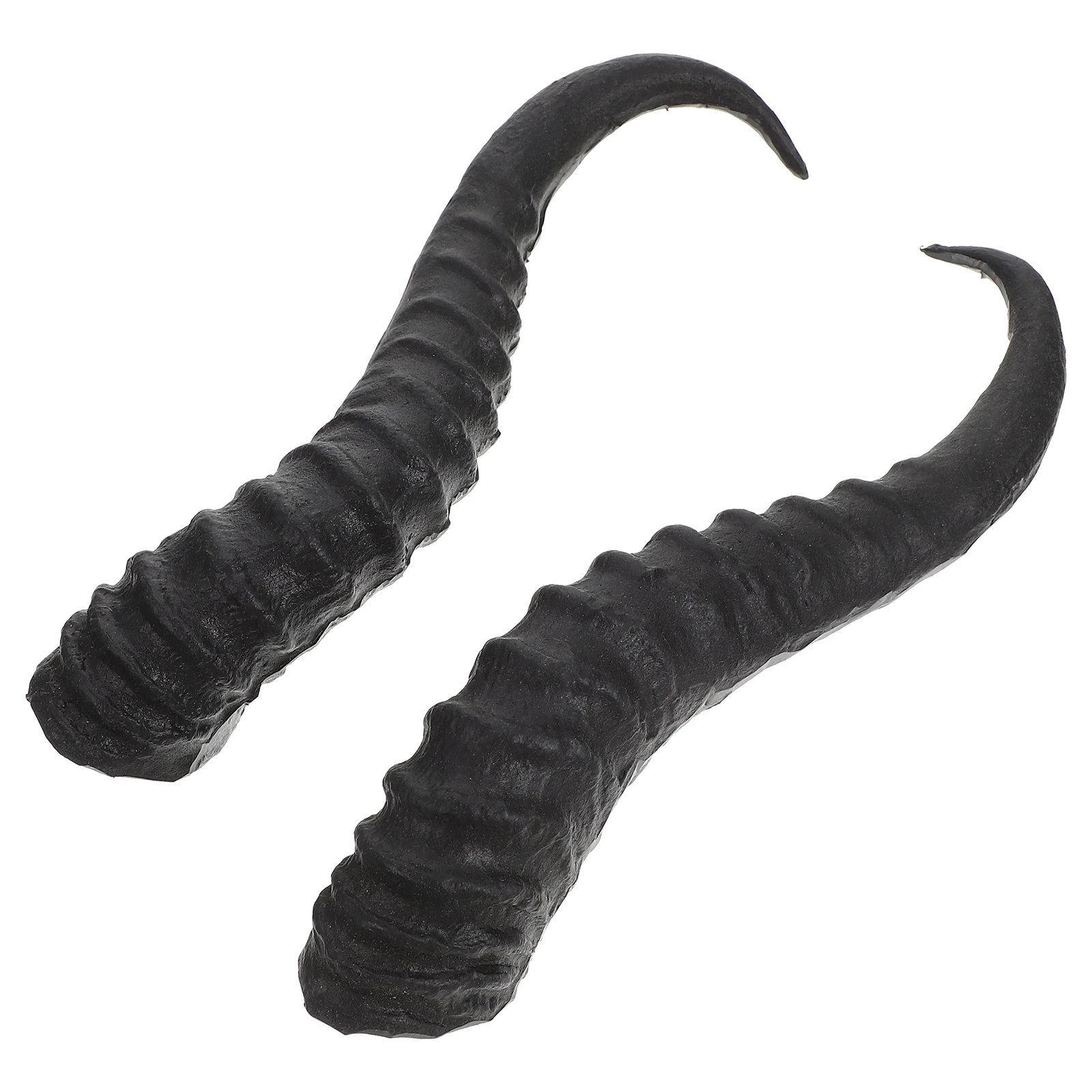 1 Pair Halloween Simulation Sheep Horns Headband DIY Antlers Horns Costume Props Artificial Sheep Antlers Headband