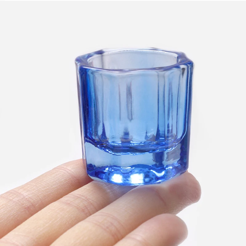 Nail Acrylic Liquid Nail Powder Acrylic Nail Powder Manicure Tools Nail Tools Crystal Glass Acrylic Powder Liquid Nail Cup Colorful Clear Dappen Dish Lid Bowl Cup Holder
