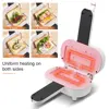 Sandwich Maker Mini Baking Pan Spill Proof Bread Hot Dog Toaster Double Sided Panini Press Non Stick for Breakfast 1