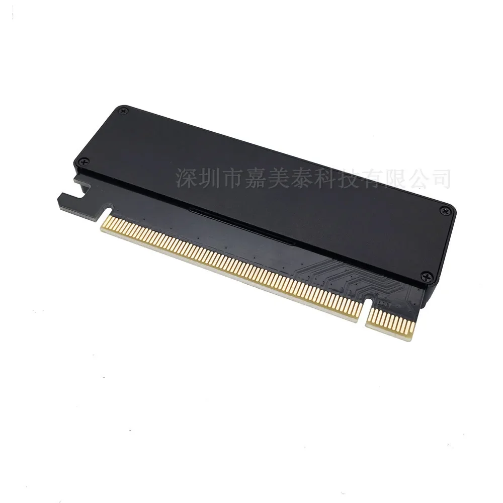 NGFF NVME Adapter Card M.2 to PCI-E 3.0 16X Converter  Riser Aluminum with Hard Drive Box