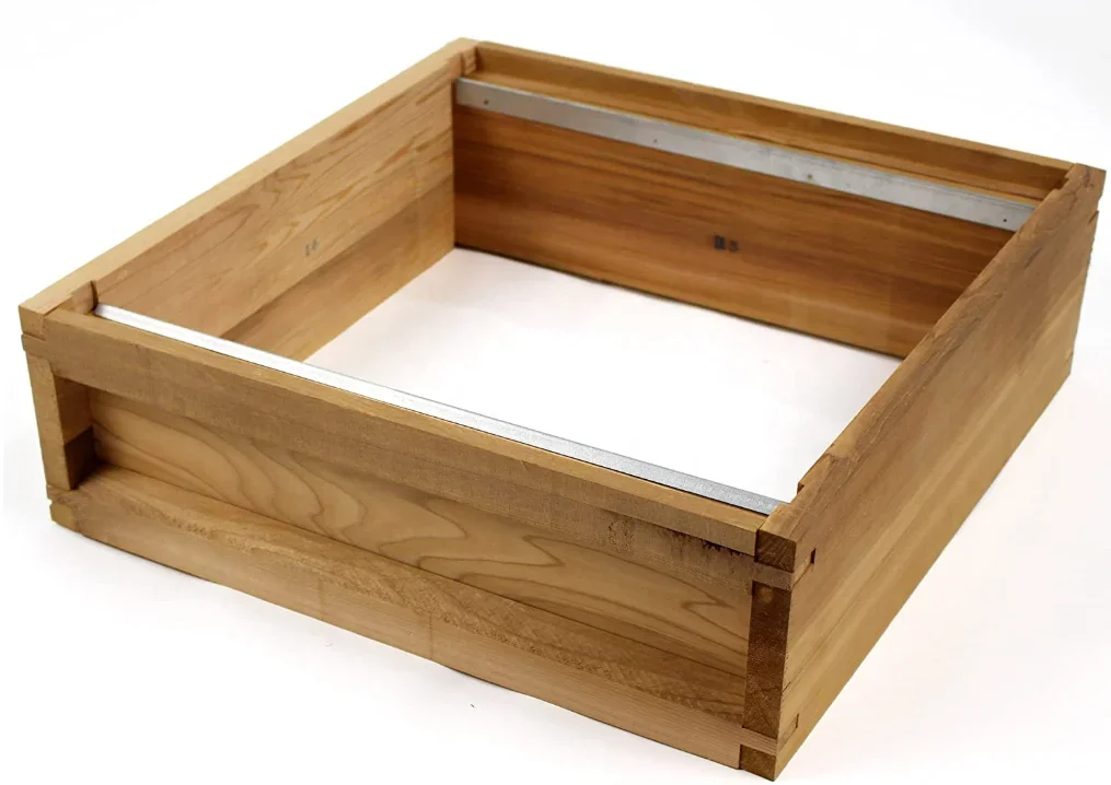 British National Beehive Wooden Honey Bee Box for Bee