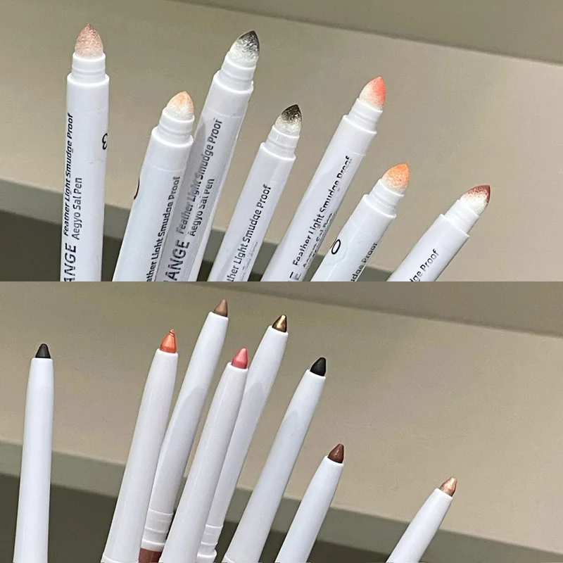 Description Picture 4 of itemGlitter Diamond Lying Silkworm Pencil Peach Shimmer Highlighter Aegyo Sal Stick Brighten Eye Shadow Pen Makeup Korean Cosmetic