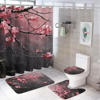 4pcs cherry blossom shower set 1