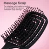 Square Hollow Massage Comb Massage Meridians Scalp Hair Styling Adjuster Quick Blow Dry Household Hair Tool 5
