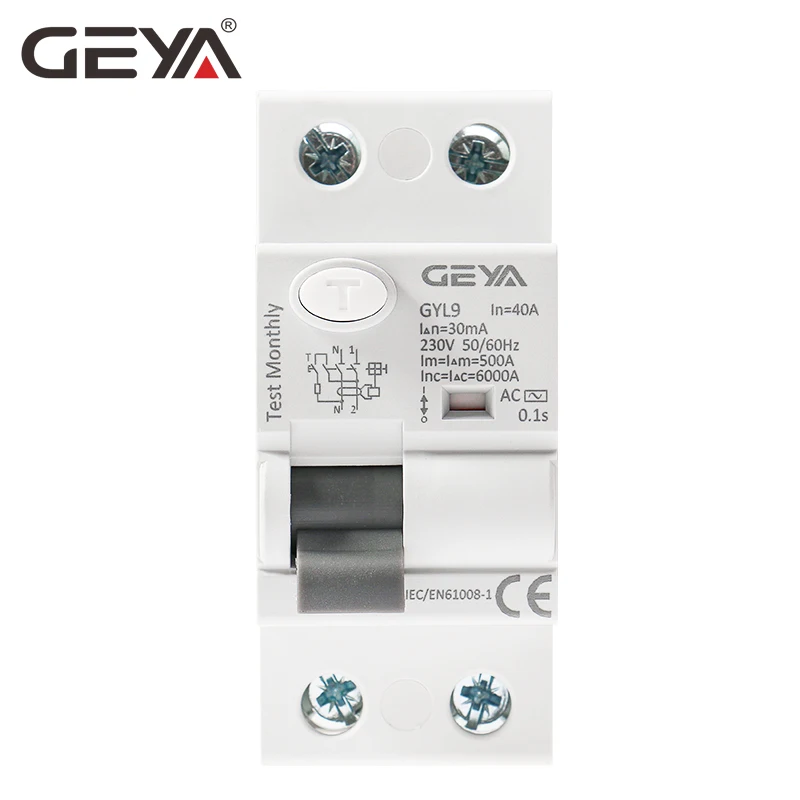 geya gyl9 tipo ac rccb interruptor de 01