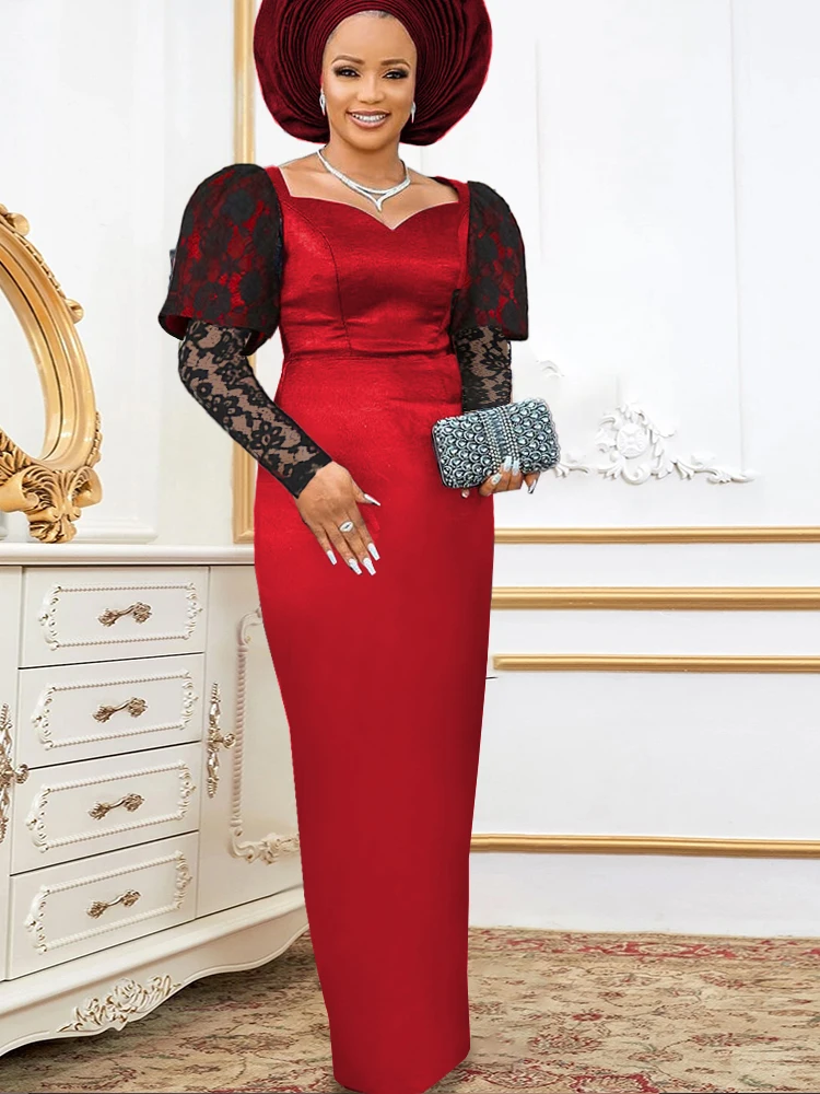 

Элегантные вечерние платья с вырезом сердечком, черные кружевные красные Лоскутные блестящие облегающие наряды для женщин, Коктейльные Вечерние платья на день рождения