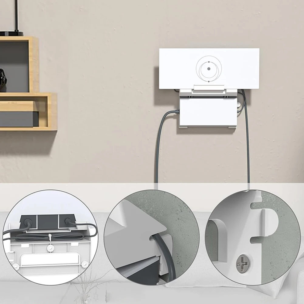 Starlink Gen 3 Router Mount 2 in 1 Wall Holder Space Saving Mounting Bracket Kit Power Supply