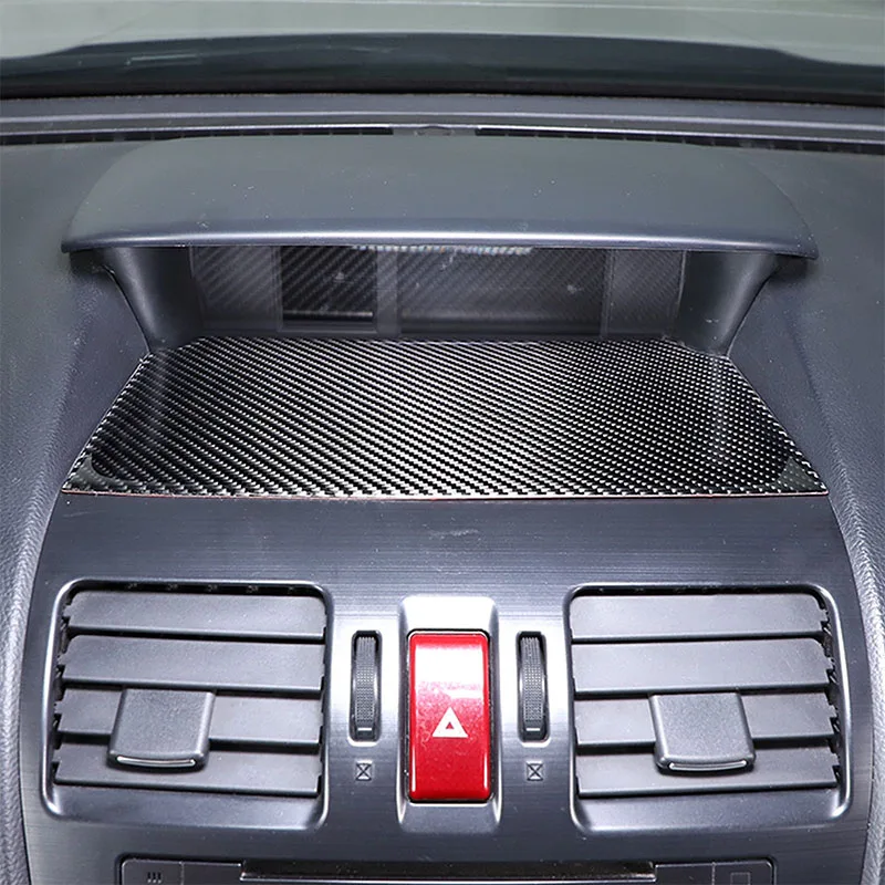 

For Subaru Forester 2013-18 Soft Carbon Fiber Car Center Console Storage Tank Panel Anti-slip Cover Trim Sticker Car Accessories