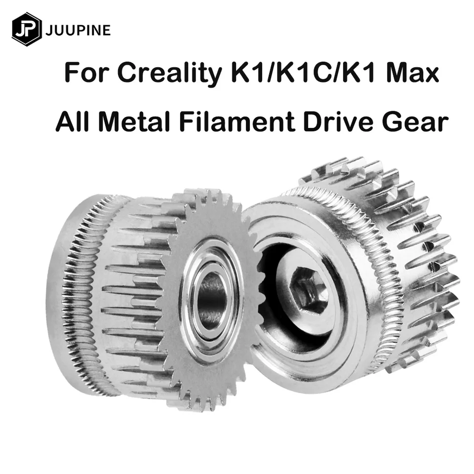 Creality K1MAX(ジャンク) K1C EXtruder K1 GEAR All Metal Filament Drive Gear for