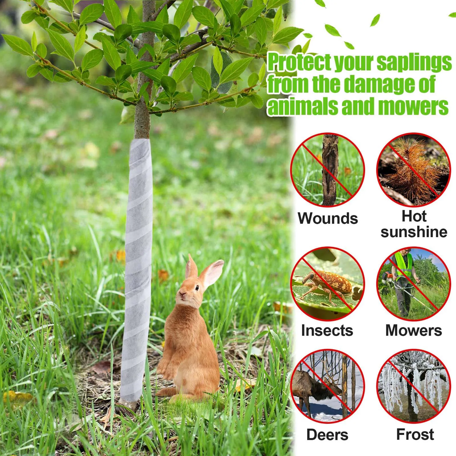 Tree Wrap Anti-freeze Moisturizing Cold-proof Warm Keeping Shrub Plant ...